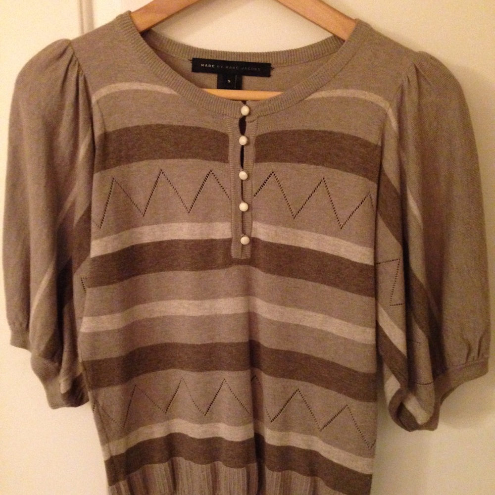 Marc by Marc Jacobs beige sweater top